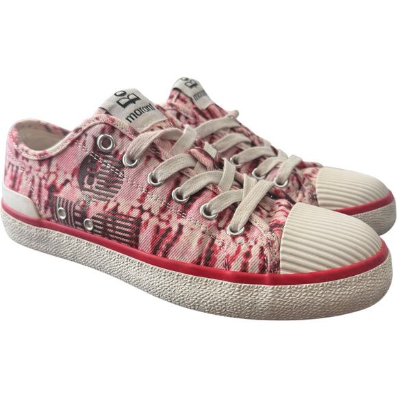 ISABEL MARANT Binkoo Tie Dye Canvas Sneakers Size 37 - Picture 1 of 9